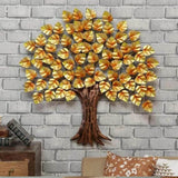 Heart Shape Metal Tree Wall Art Leaf for Living Room