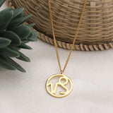 Golden Zodiac necklace (Capricorn)