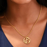 Golden Zodiac necklace (Capricorn)