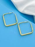 The Eccentric Squares - Golden Statement Hoops