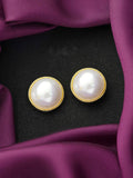 Dew Drops- Golden Pearl Earrings