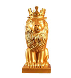 Nordic Regal Lion Resin Animal Figurine