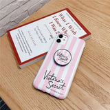 Premium Victoria Secrets iPhone Case with POP Socket