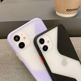Premium Shockproof Silicone Matte Bumper iPhone Case